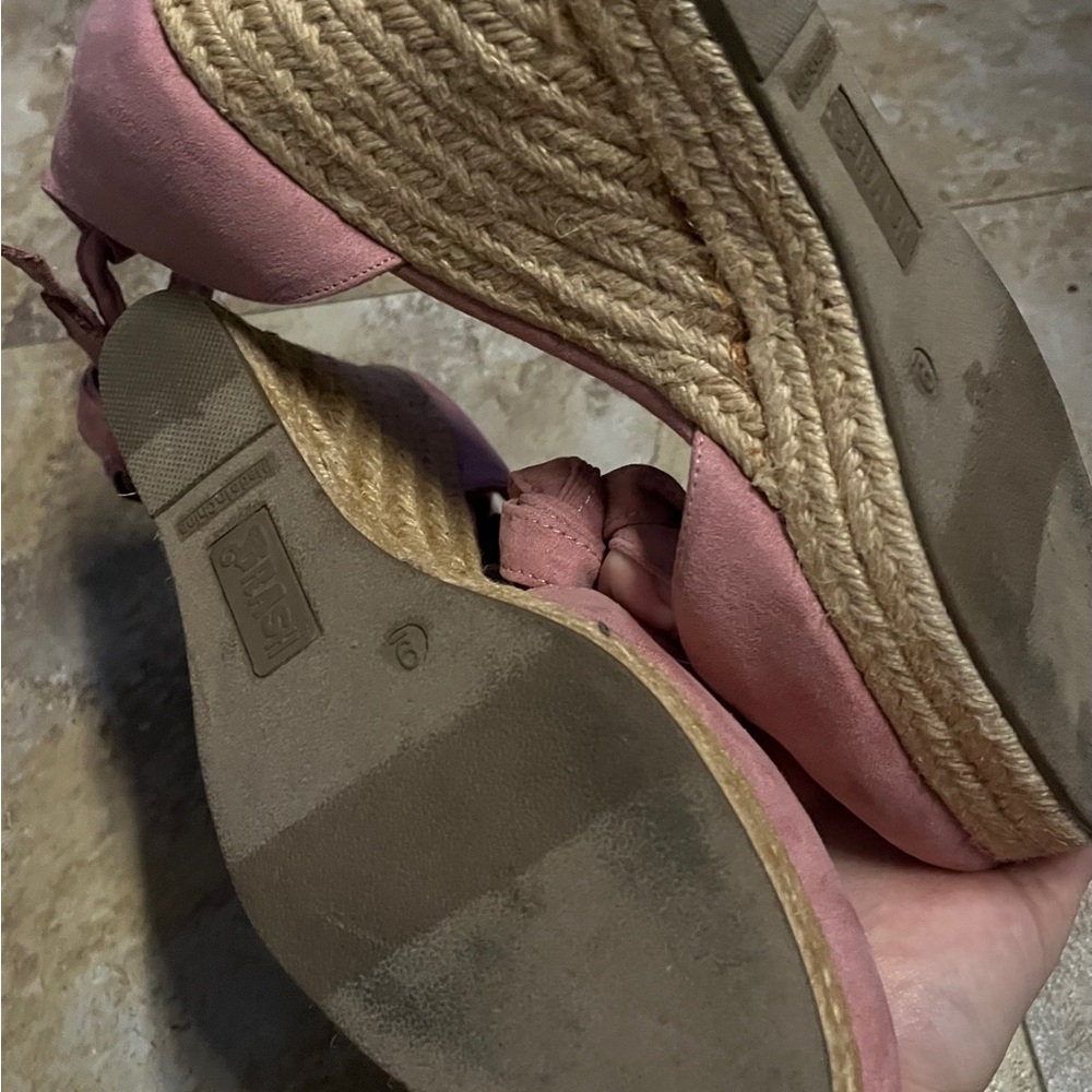 ⭐️ Pink Espadrille Wedge Sandals - Picture 5 of 5